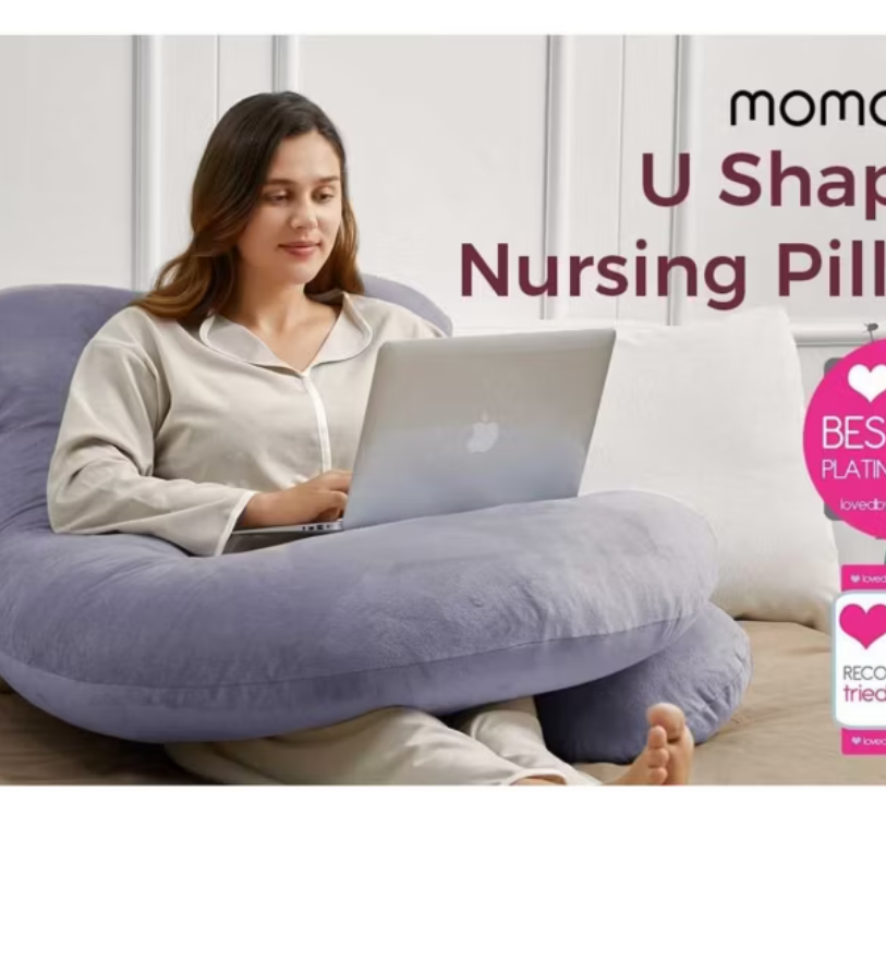 Momcozy U-shaped Pregnancy Pillow
