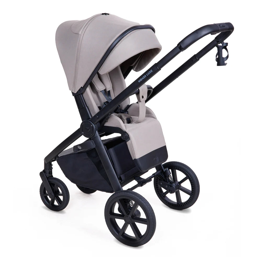 My Babiie 450 LUXE 3-in-1 Travel System with Rotating Car Seat & Toddler Seat + Base - Mink Pre -Order March
