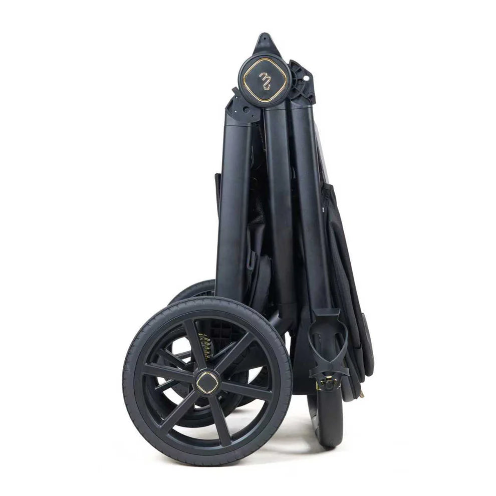 My Babiie 450 LUXE 3-in-1 Travel System with Rotating Car Seat & Toddler Seat + Base - Black