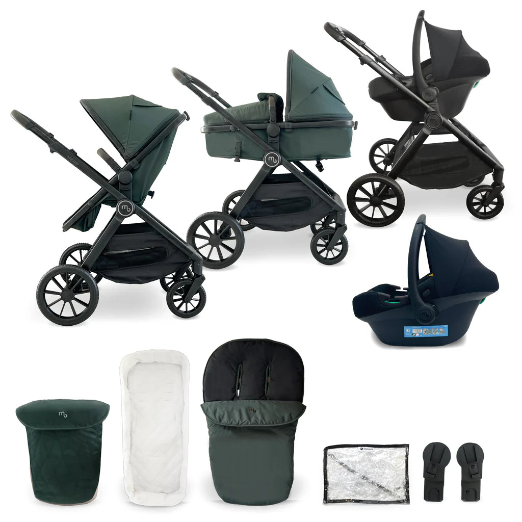 My Babiie MB220 3-in-1 Travel System - Forest Green Pre Order