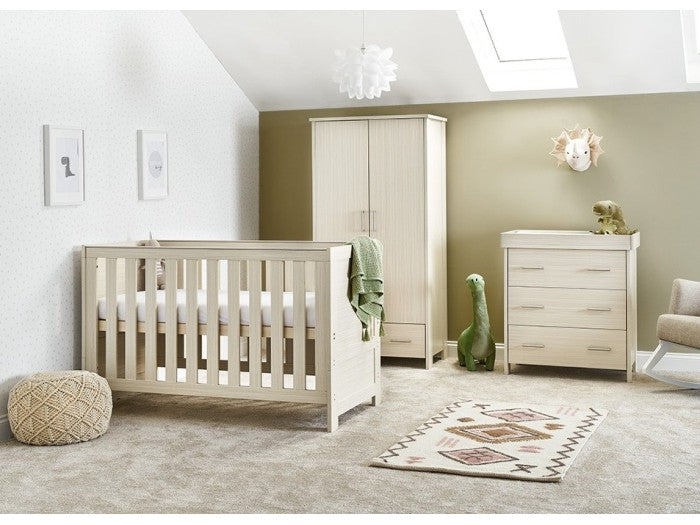 O Baby Nika 3 piece Furniture Bundle Oatmeal - Click & Collect