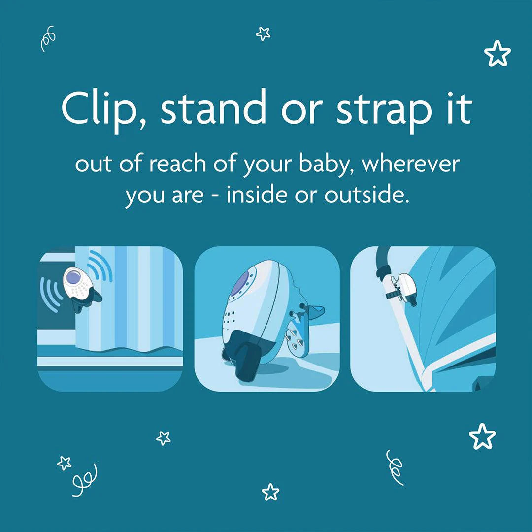 Wooshh by Rockit - Rechargeable White Noise Machine, Toddler and Baby Sleep Aid, Portable Baby Sleep Soother, Sound Therapy