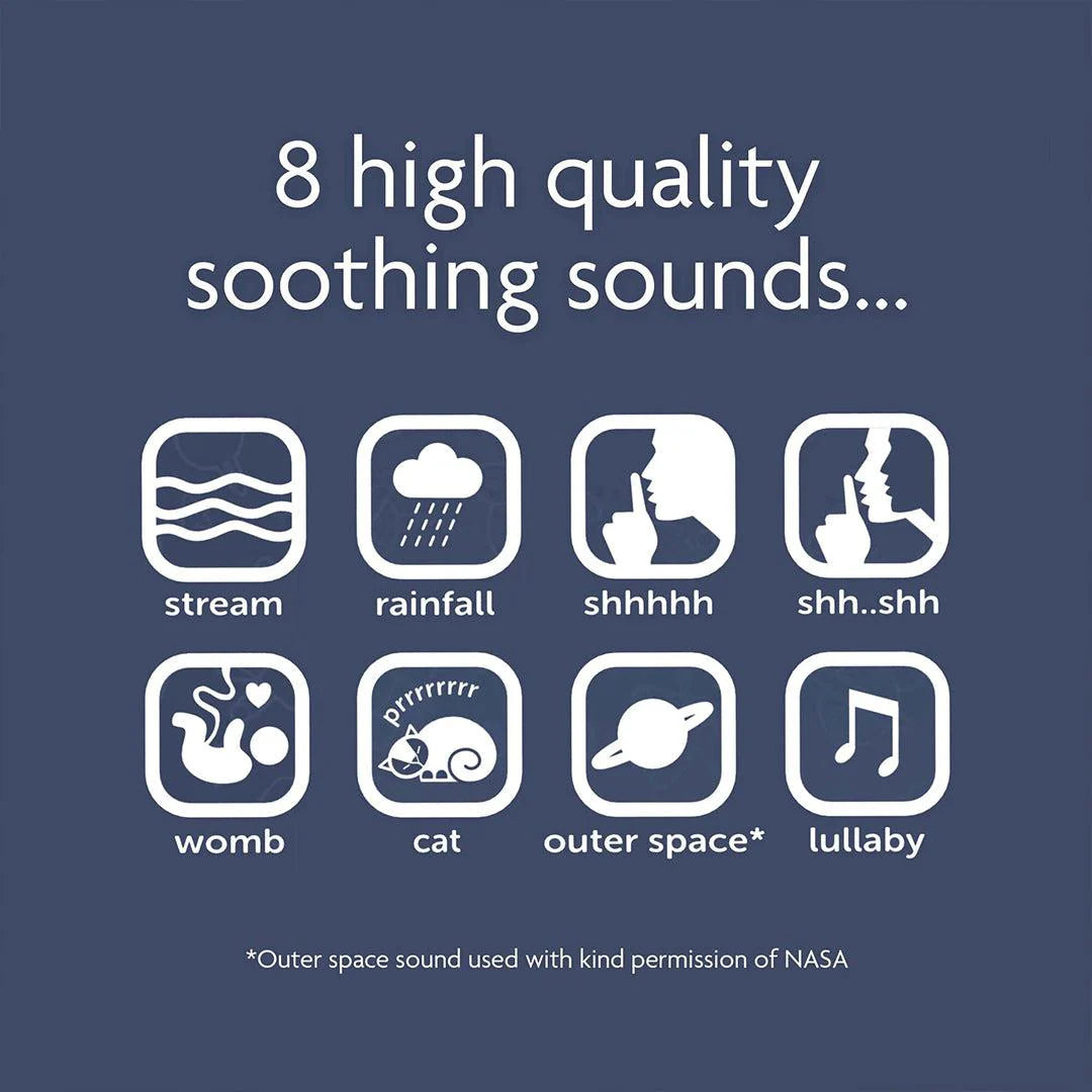 Wooshh by Rockit - Rechargeable White Noise Machine, Toddler and Baby Sleep Aid, Portable Baby Sleep Soother, Sound Therapy