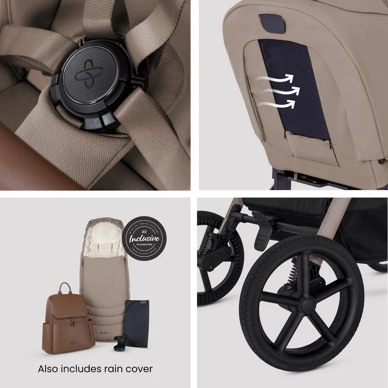 Silver Cross Breez Ultimate 360 Bundle Champagne