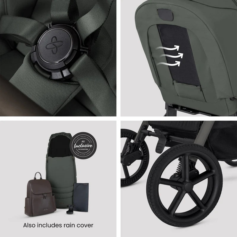 Silver Cross Breez Ultimate 360 Bundle  Pewter