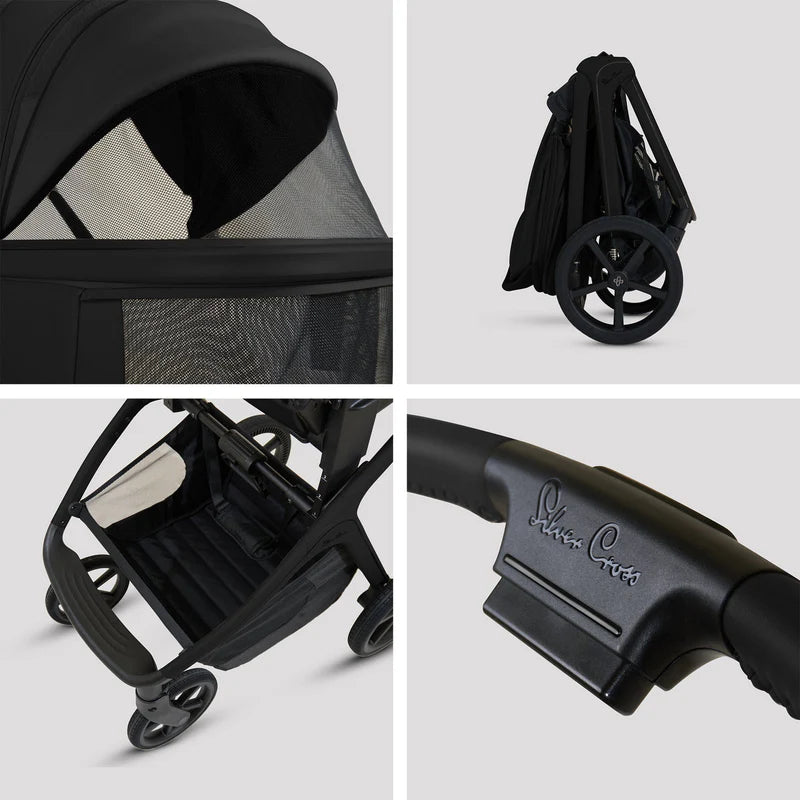 Silver Cross Cove 360 Travel System Bundle – Onyx -Pre Order