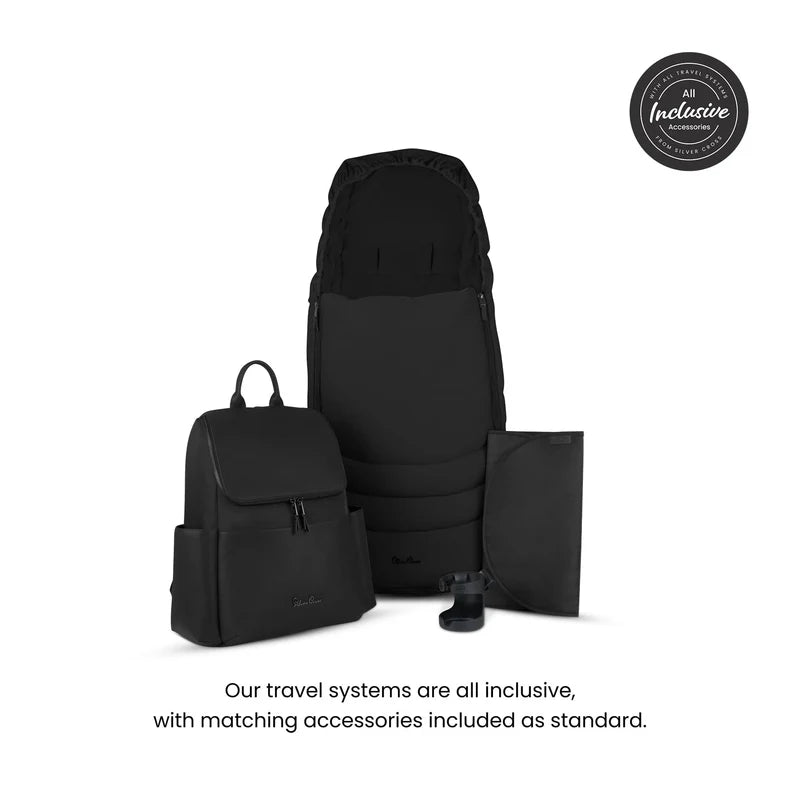 Silver Cross Cove 360 Travel System Bundle – Onyx -Pre Order