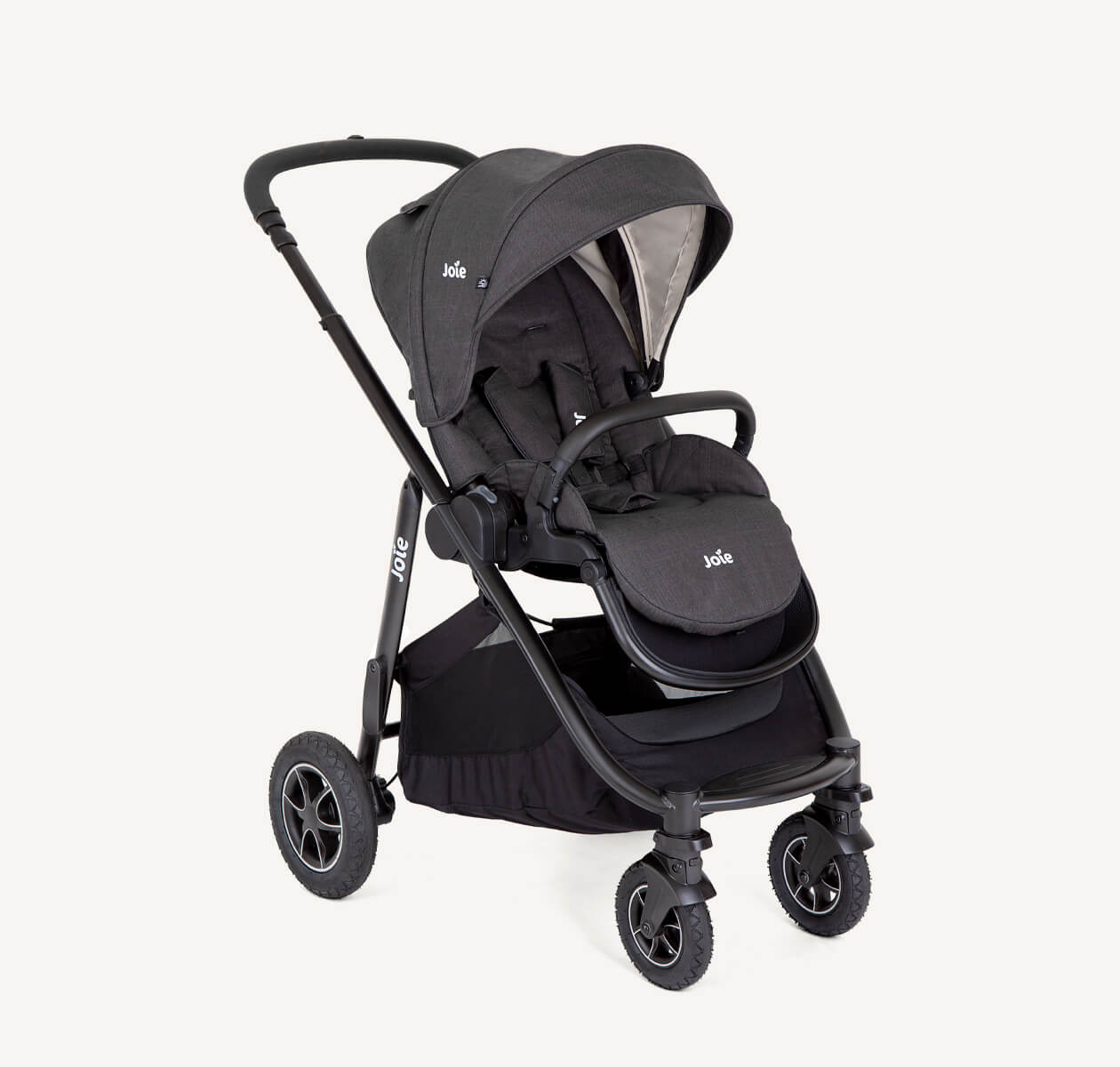 Joie Versatrax 3in1 Travel System-Shale including I-Snug Car Seat & Isofix base