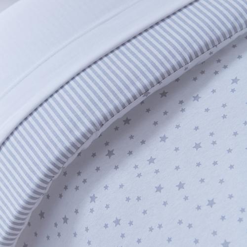 Clair de Lune Stars & Stripes 2 Pack Fitted Cot Bed Sheets