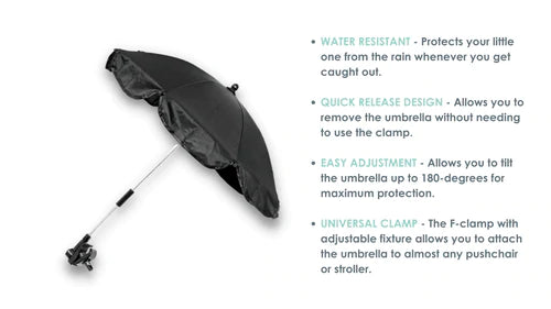 Clair de lune Universal Pushchair Umbrella Parasol Pram Centre Derry