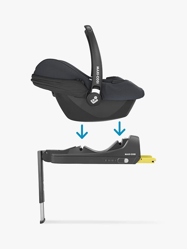 Maxi-Cosi CabrioFix isize Infant Car Seat and Base Bundle, Authentic Black