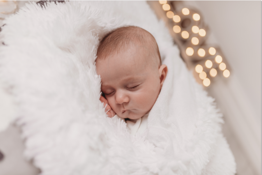 Baby online white blanket