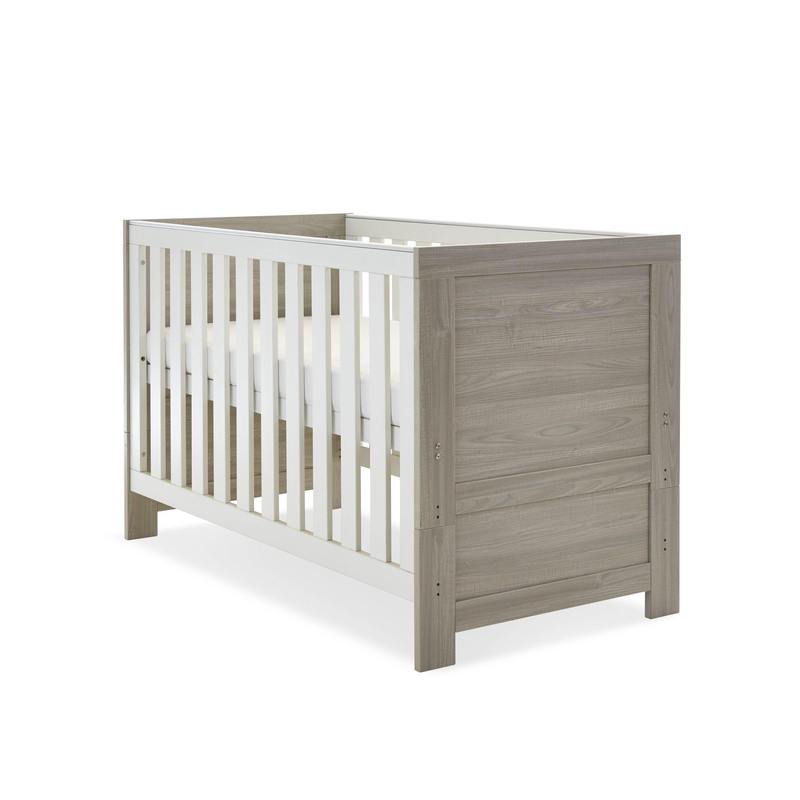 O Baby Nika 3 piece Furniture Bundle Grey/White - Click & Collect