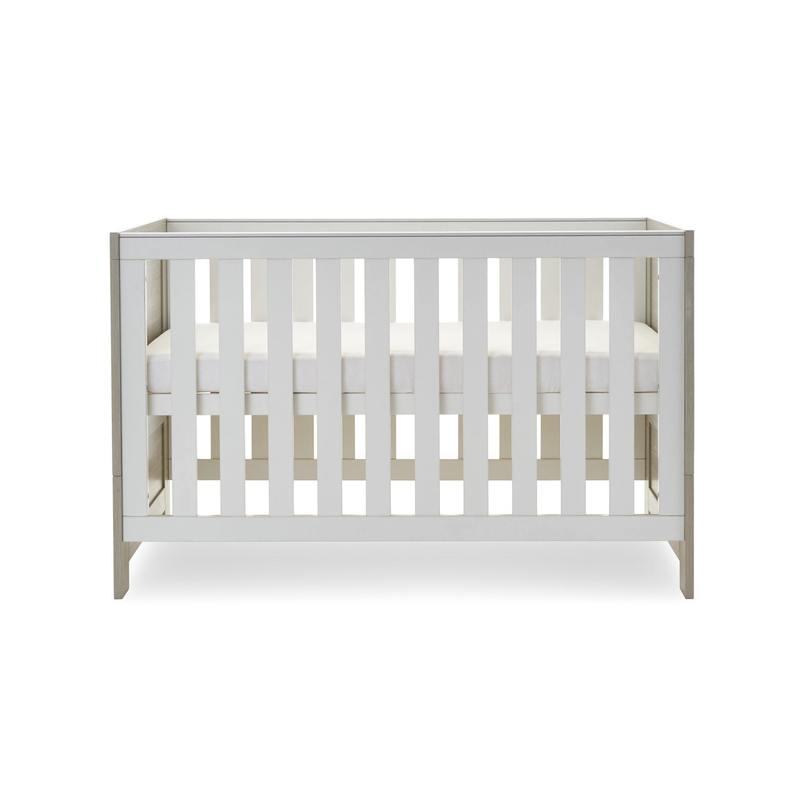 O Baby Nika 3 piece Furniture Bundle Grey/White - Click & Collect