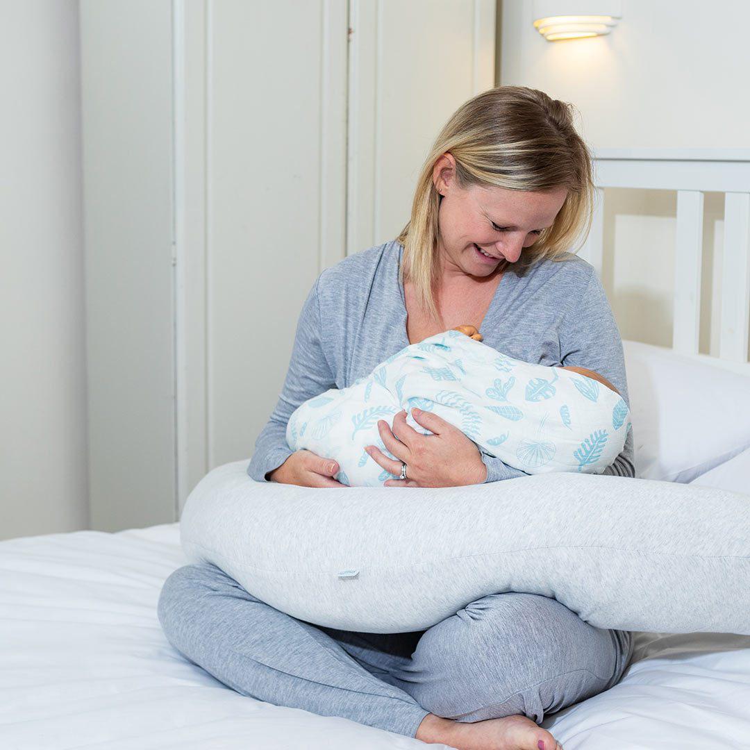 Purflo Breathe Pregnancy Support Pillow Minimal Grey
